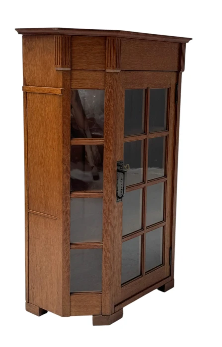 Art Nouveau One-Door Cabinet by H.F. Jansen & Zonen Amsterdam, 1900s